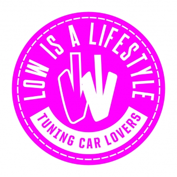LOW iS A LiFESTYLE® Air Freshener - Tuning Car Lovers - Pink